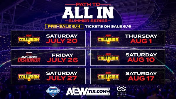 AEW Takes Texas: Summer Series Heats Up Path to All In London