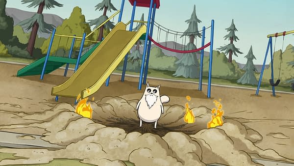 Exploding Kittens Teaser: Lucifer Star Tom Ellis Is God &#8211; And A Cat