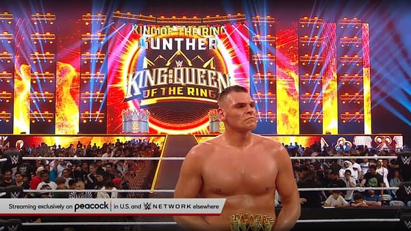 Gunther is victorious at WWE King and Queen of the Ring in Saudi Arabia