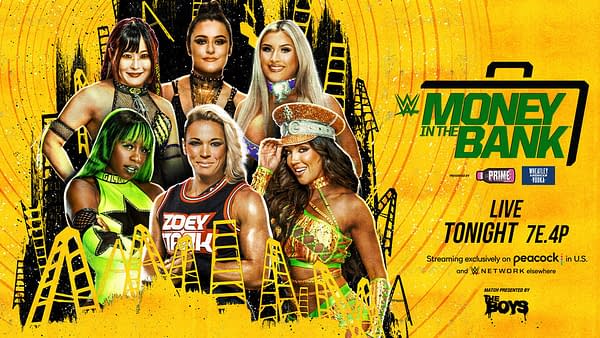 WWE Money in the Bank PLE promo graphic