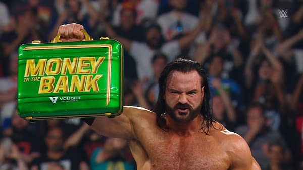 Drew McIntyre wins the WWE Money in the Bank ladder match