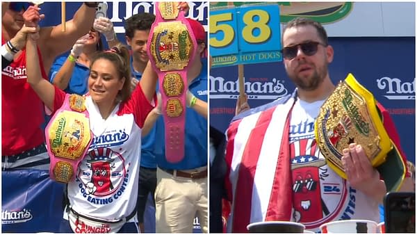 Nathan's Hot Dog Eating Contest Champs Crowned: Sudo Sets World Record