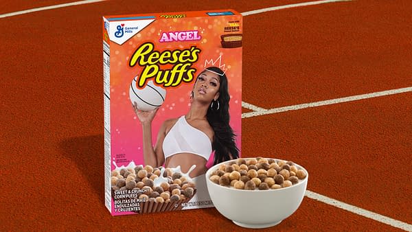 Angel Reese Takes Over The Reese's Puffs Box For Her Own Promotion