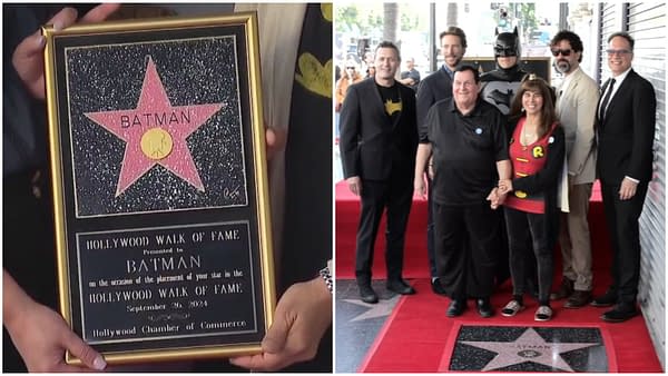 Batman Artists, Writers, Actors, DC on Hand for Walk of Fame Ceremony