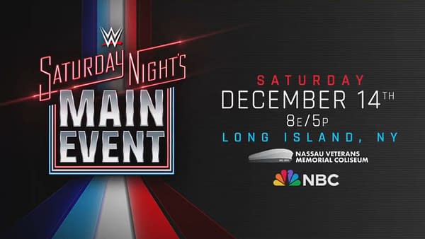 WWE's Saturday Night's Main Event (SNME) return graphic