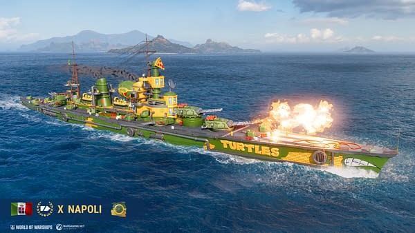 World of Warships Launches Teenage Mutant Ninja Turtles Crossover