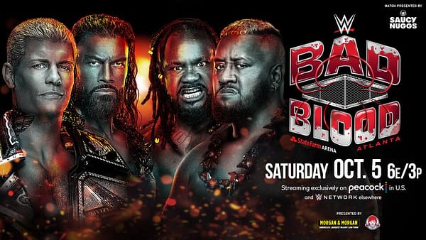 WWE Bad Blood: Cody Rhodes & Roman Reigns vs. Solo Sikoa & Jacob Fatu