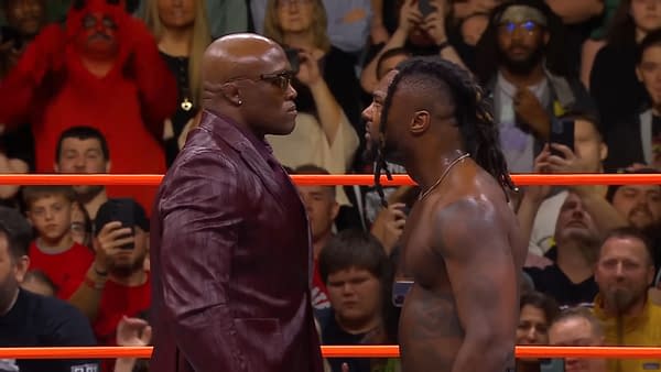 A debuting Bobby Lashley confronts Swerve Strickland on AEW Dynamite