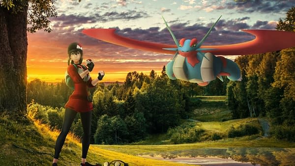 Mega Salamence in Pokémon GO. Credit: Niantic