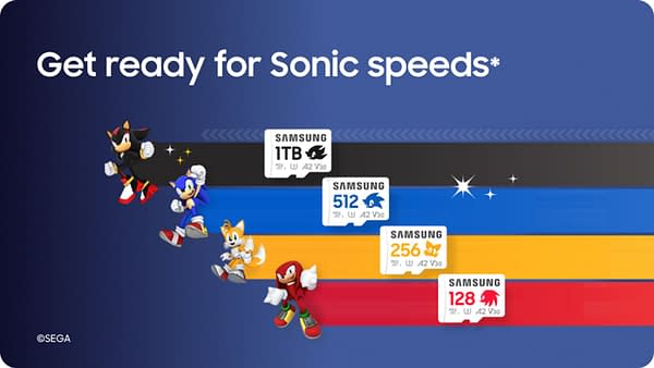 Samsung Releases New Sonic The Hedgehog MicroSD Cards