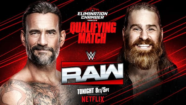 The best match graphic of all time for the best WWE Raw of all time tonight