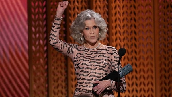 SAG Awards: Jane Fonda Defends "Woke," Adds "Empathy Is Not Weak"