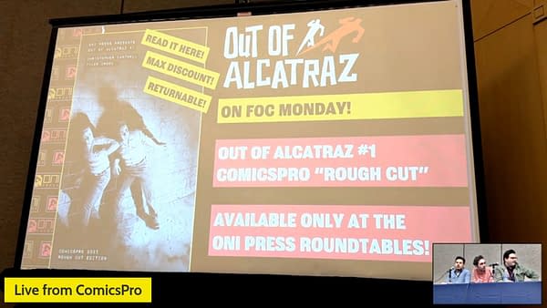 Oni's Out of Alcatraz #1 Gets Maximized Discount, Returnability Before FOC 