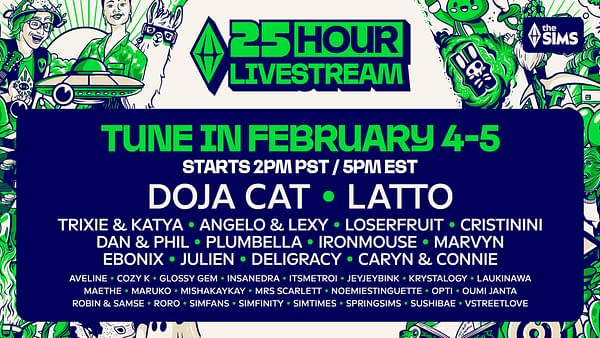 Doja Cat & Latto Join The Sims 25 Hour Livestream