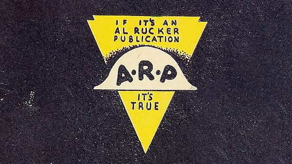 Rucker Publications logo, 1945.