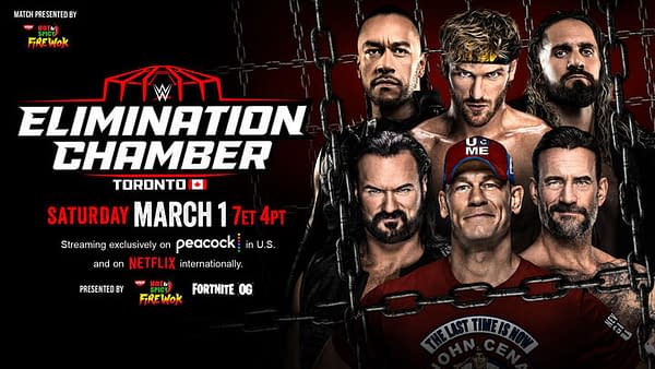 WWE Elimination Chamber graphic courtesy WWE
