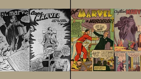 Captain Marvel Redrawn in Canada for the Golden Age, at Auction