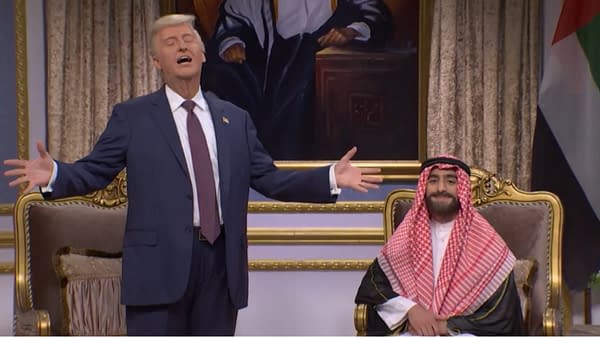 SNL 50 Cold Open: Trump Loves The Middle East, Morgan Wallen Jokes
