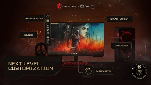 Opera GX Announces The Witcher 3 Collaboration For Its Anniversary