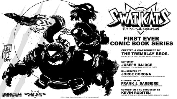 Jorge Corona Draws Swat Kats, The Comic, From Roditeli Productions