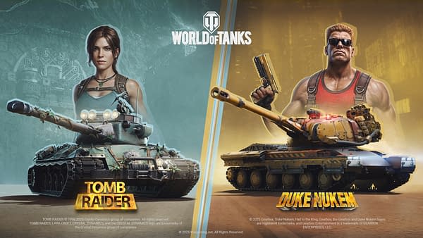 Lara Croft & Duke Nukem Are Being Added To World Of Tanks