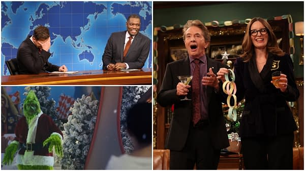 SNL 50 Rewind: Che & Jost's Joke Swap, The Grinch Gets Cut & More