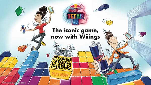Red Bull & Tetris Partner For Phone-To-Drone Tournament