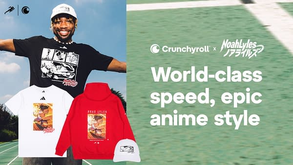 Crunchyroll Teams with Noah Lyles for Adidas-Driven Anime Sportswear