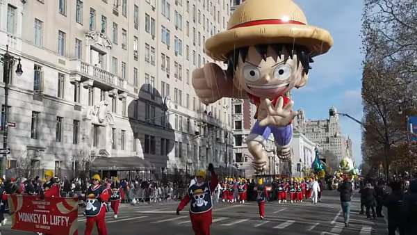 One Piece: Monkey D. Luffy, King of Macy's Thanksgiving Day Parade!