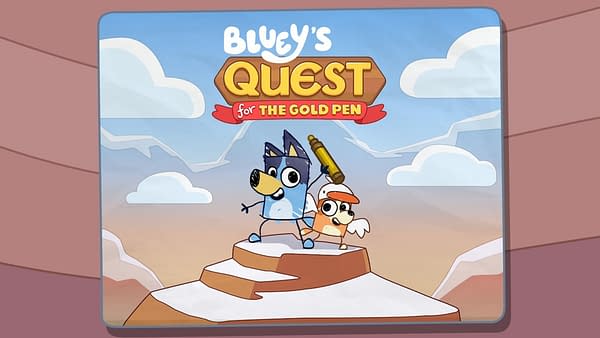 Bluey Creator Interviewed For Bluey's Quest For The Gold Pen