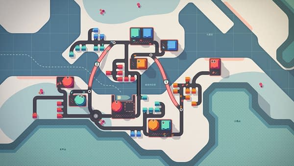 Mini Motorways Launches Harbor Lights & Neon Nights Update