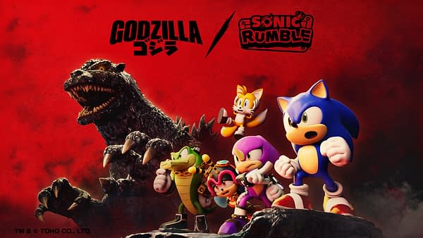Godzilla Announced For New Sonic Rumble Crossover