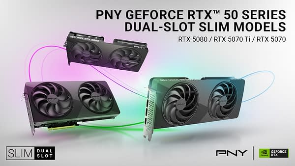 PNY Reveals New Dual Slot Slim RTX 50 Series GPUs at CES 2026