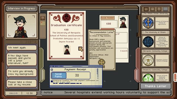 Thank You For Your Application Arrives On Steam in June 2026
