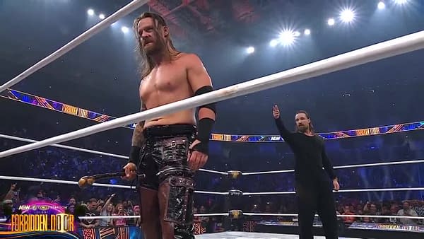 Jay White makes his surprise return to aid Cope and Christian at Forbidden Door