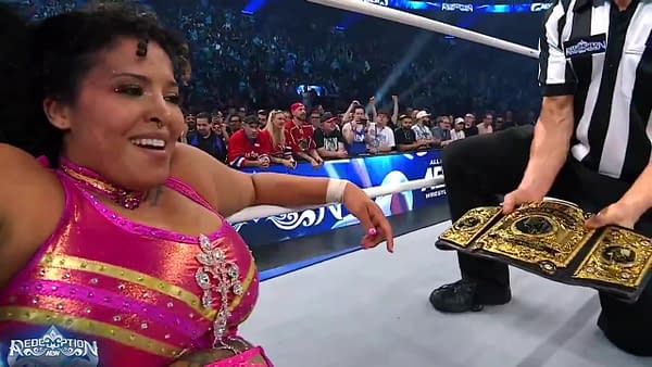 Willow Nightingale is crowned AEW Women's World Champion at AEW Redemption