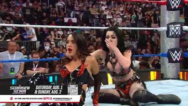 Brie Bella and Paige react to losing the Women's Tag Team Championship at WWE Saturday Night's Main Event