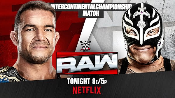 Chad Gable defends Intercontinental Title against Rey Mysterio