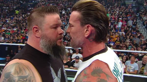 Kevin Owens and CM Punk share a touching moment in the ring on WWE SmackDown