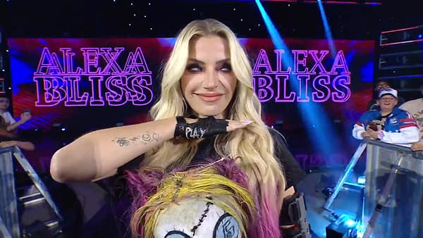 Alexa Bliss interrupts during WWE SmackDown