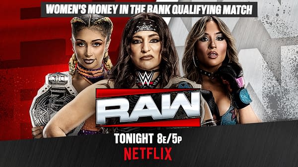 Raquel Rodriguez, Lola Vice and Kelani Jordan clash in a Money in the Bank Qualifying Match