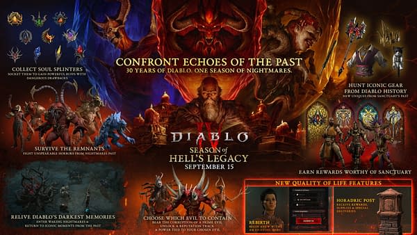 Diablo IV: Season Of Hell's Legacy Arrives September 15