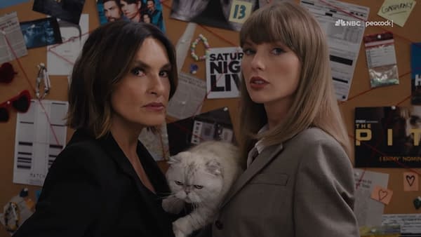 Taylor Swift Joins Mariska Hargitay for Law & Oder: SVU Emmys Sketch