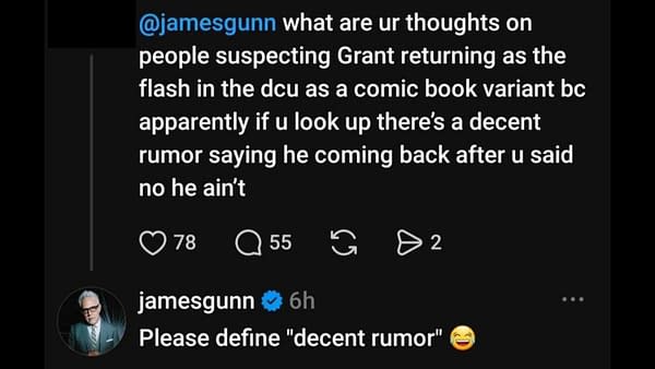 James Gunn, Grant Gustin & The Flash Rumor That Just Won't Die