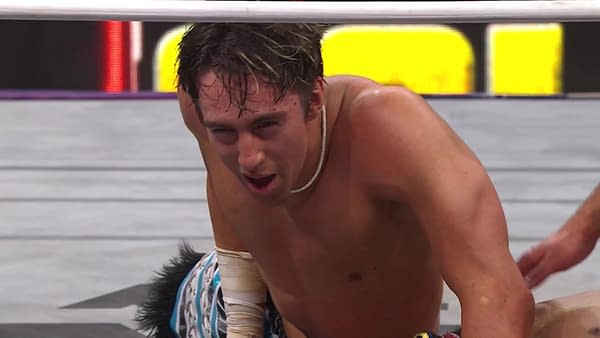Nick Wayne wrestles on AEW Collision