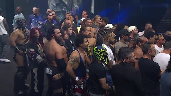 AEW roster pays tribute to Andy Williams on AEW Collision