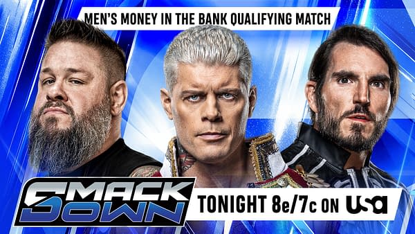 Cody Rhodes, Kevin Owens and Johnny Gargano battle in Money in the Bank Qualifying Match