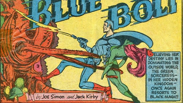 Simon and Kirby Enter Blue Bolt #5's Fourth Dimension, at Auction