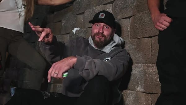 Jon Moxley speaks on the wrestling business during the final recorded appearance of PAC during AEW Dynamite