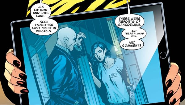 Lois Lane Accused of Canoodling Lex Luthor in Action Comics #1004 Preview